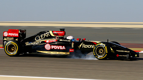 F1 Romain Grosjean Lotus E22 Renault