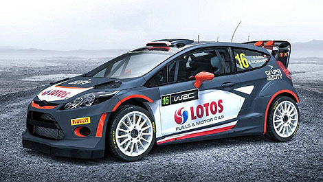 WRC Ford Fiesta RS Robert Kubica