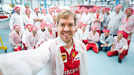 Sebastien Vettel Maranello Ferrari 2015