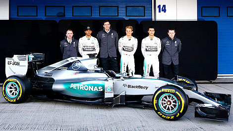 F1 Mercedes W06 launch Jerez