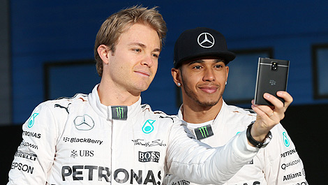 F1 Nico Rosberg Mercedes Lewis Hamilton Jerez selfie