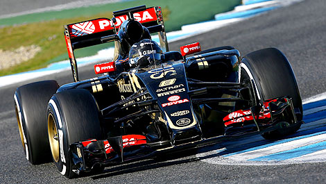 F1 Romain Grosjean Lotus E23-Mercedes