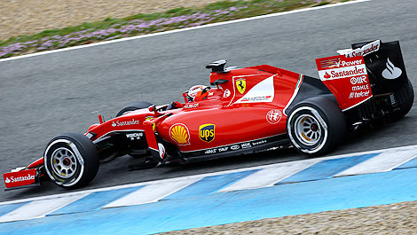 F1 Ferrari SF15-T Kimi Raikkonen Jerez
