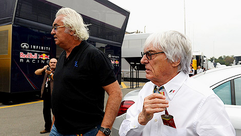 F1 Flavio Briatore Monza Bernie Ecclestone