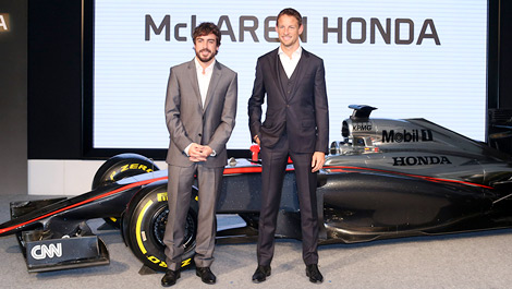 F1 Fernando Alonso McLaren-Honda Jenson Button