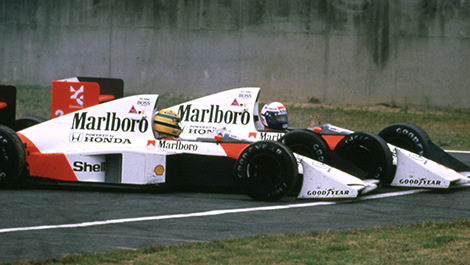 F1 Alain Prost McLaren 1989 Ayrton Senna Suzuka