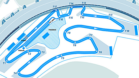 FIA FE Berlin ePrix layout