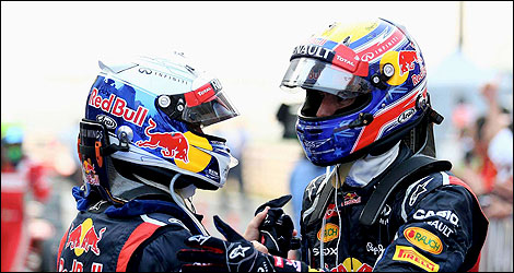 F1 Sebastian Vettel Red Bull Mark Webber