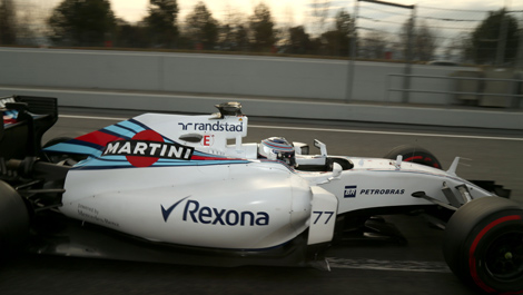 Valtteri Bottas, Williams FW37 Barcelona F1 winter testing
