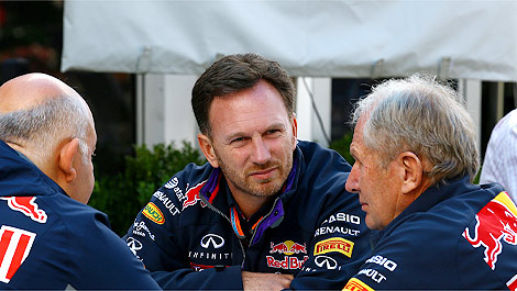 F1 Christian Horner Red Bull Racing Helmut Marko