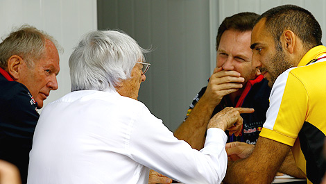 F1 Dr Helmut Marko Red Bull Bernie Ecclestone Christian Horner Cyril Abiteboul Renault Australia