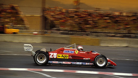 Mario Andretti, Ferrari, Las Vegas Grand Prix, 1982 