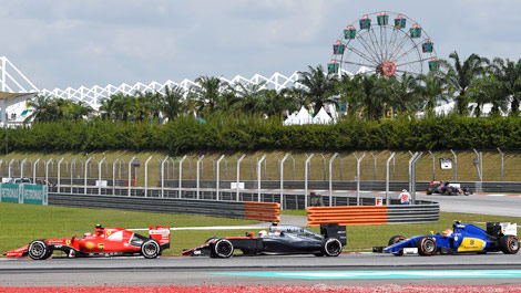 F1 Ferrari McLaren Sauber 2015