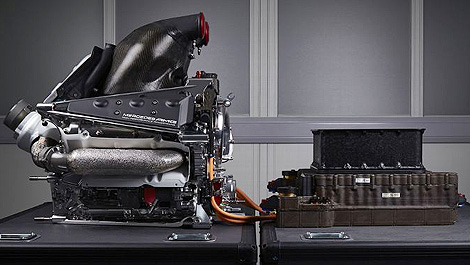 F1 Mercedes V6 engine turbo hybrid