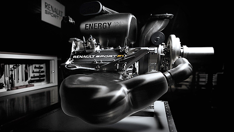 F1 Renault Sport V6 turbo hybrid engine