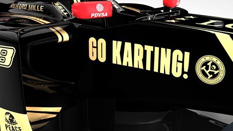F1 Lotus GO KARTING!