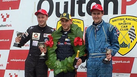 Patrick Dussault, vainqueur à Oulton Park.