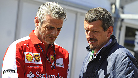 F1 Maurizio Arrivabene Ferrari Gunther Steiner Haas F1 Team