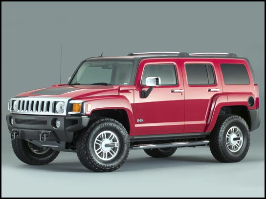 Hummer diminue l�g�rement ses proportions avec le mod�le H3