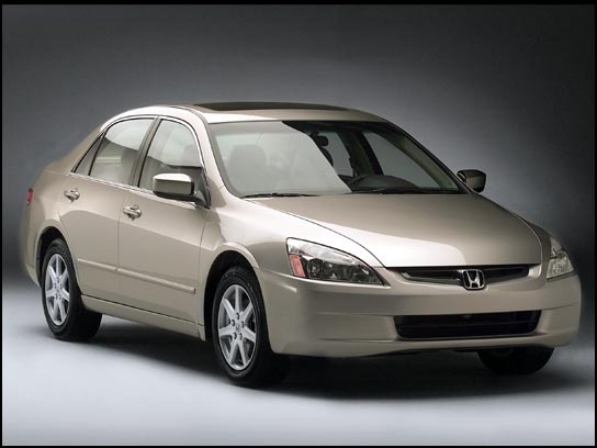 Honda Annonce le Prix de la Nouvelle Berline Accord 2003