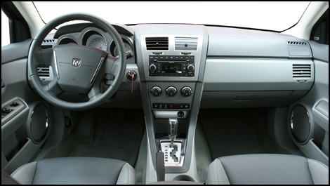 Dodge Avenger Interior. Straight-forward interior is