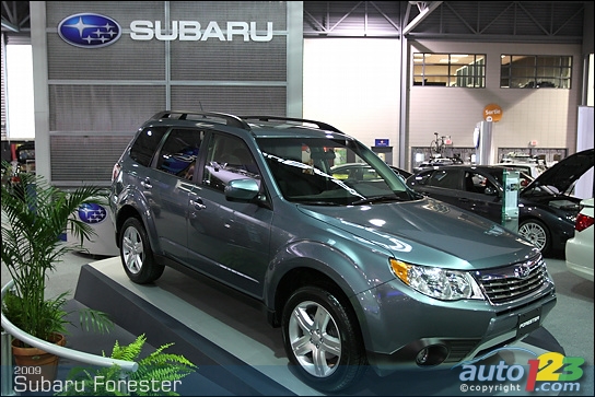 Salon de l'auto de Québec 2008 : le Forester 2009, une primeur pour les Québécois Salon de l'auto de Québec 2008 : le Forester 2009, une primeur pour les Québécois