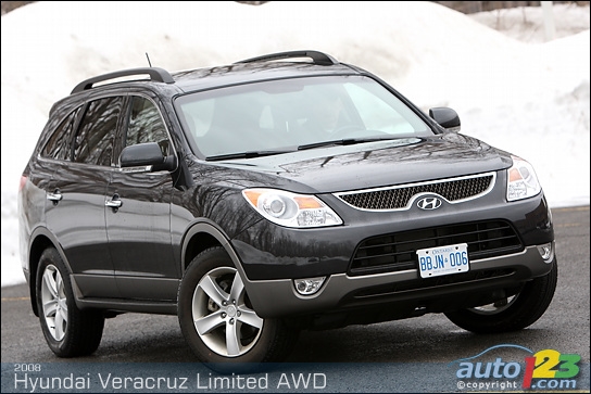 Hyundai Veracruz Limited � TI 2008 : essai routier