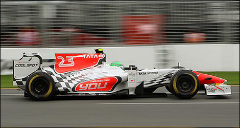 HRT's 2011 car (Photo: Hisparnia Racing Team F1)