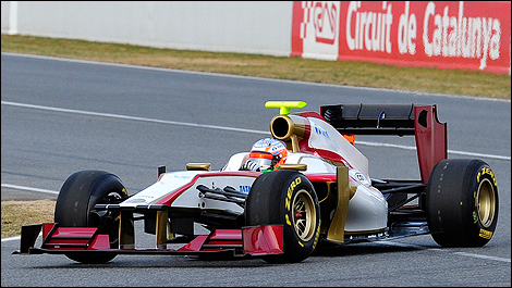 HRT F112 F1 car 2012