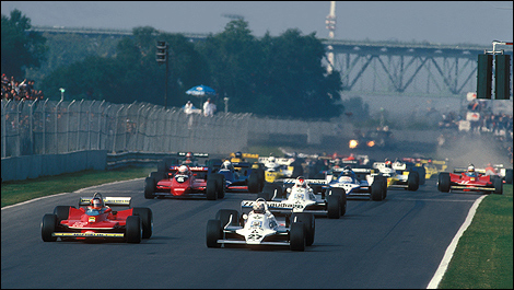 Départ du Grand Prix du Canada 1979.