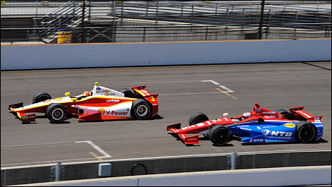 Indy 500 Helio Castroneves Graham Rahal