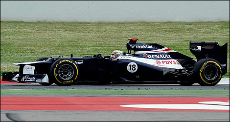 Pastor Maldonado Williams FW34 F1