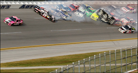 NASCAR Talladega crash 2012