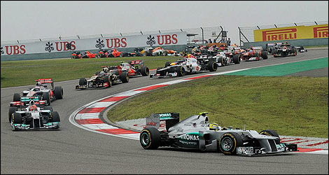 F1 China Grand Prix UBS Pirelli