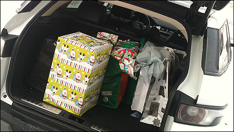 2013 Range Rover Evoque trunk