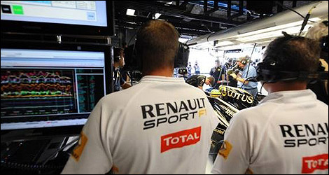 F1 Renault Sport engineers