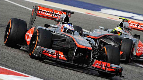 F1 Jenson Button McLaren Sergio Perez