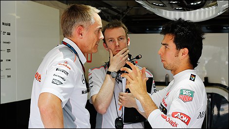 Martin Whitmarsh, Sergio Perez, McLaren