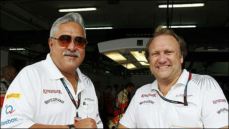 F1 Sahara Force India Bob Fernley Vijay Mallya