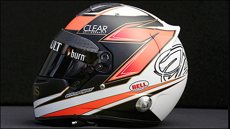 F1 Kimi Raikkonen helmet 2013