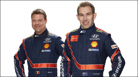 Stéphane Prévot, Chris Atkinson, Hyundai Motorsport WRC