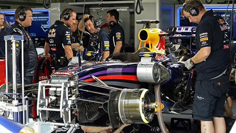 Garage Red Bull Racing