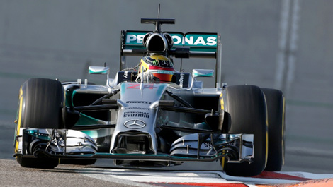 F1 Pascal Wehrlein Mercedes W05 Abu Dhabi
