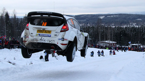 Rally Sweden Ford Fiesta RS WRC Henning Solberg