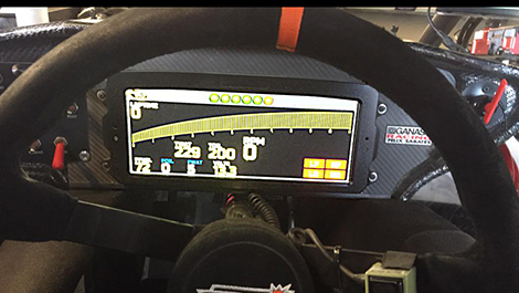 NASCAR Digital dashboard